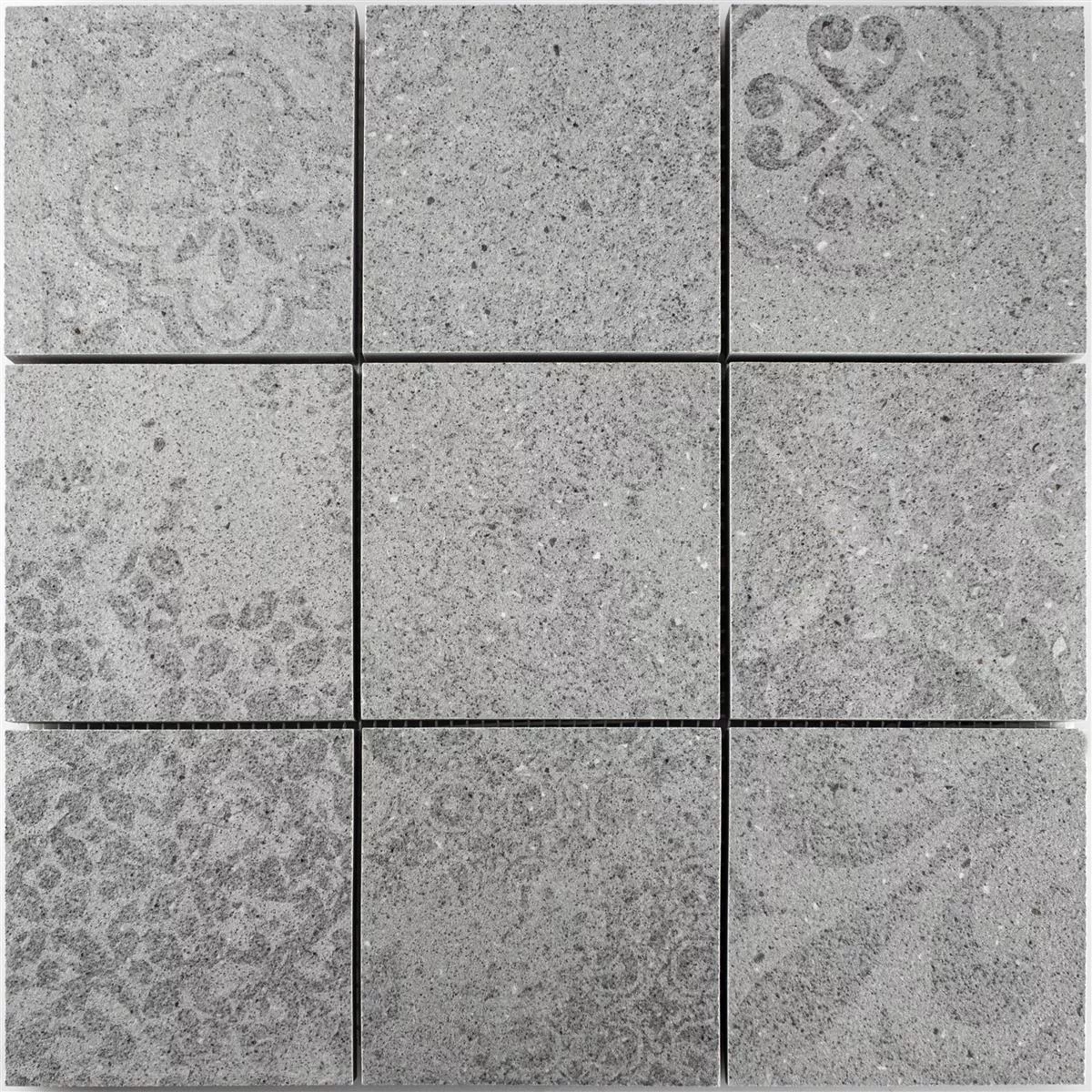 Keramički Mozaik Pločice Jeylo Retro Izgled Siva Q95
