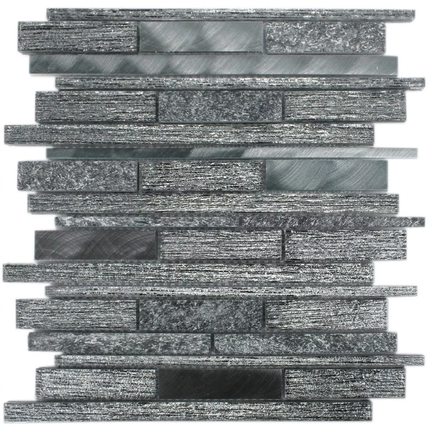 Uzorak Mozaik Pločice Panorama Crna