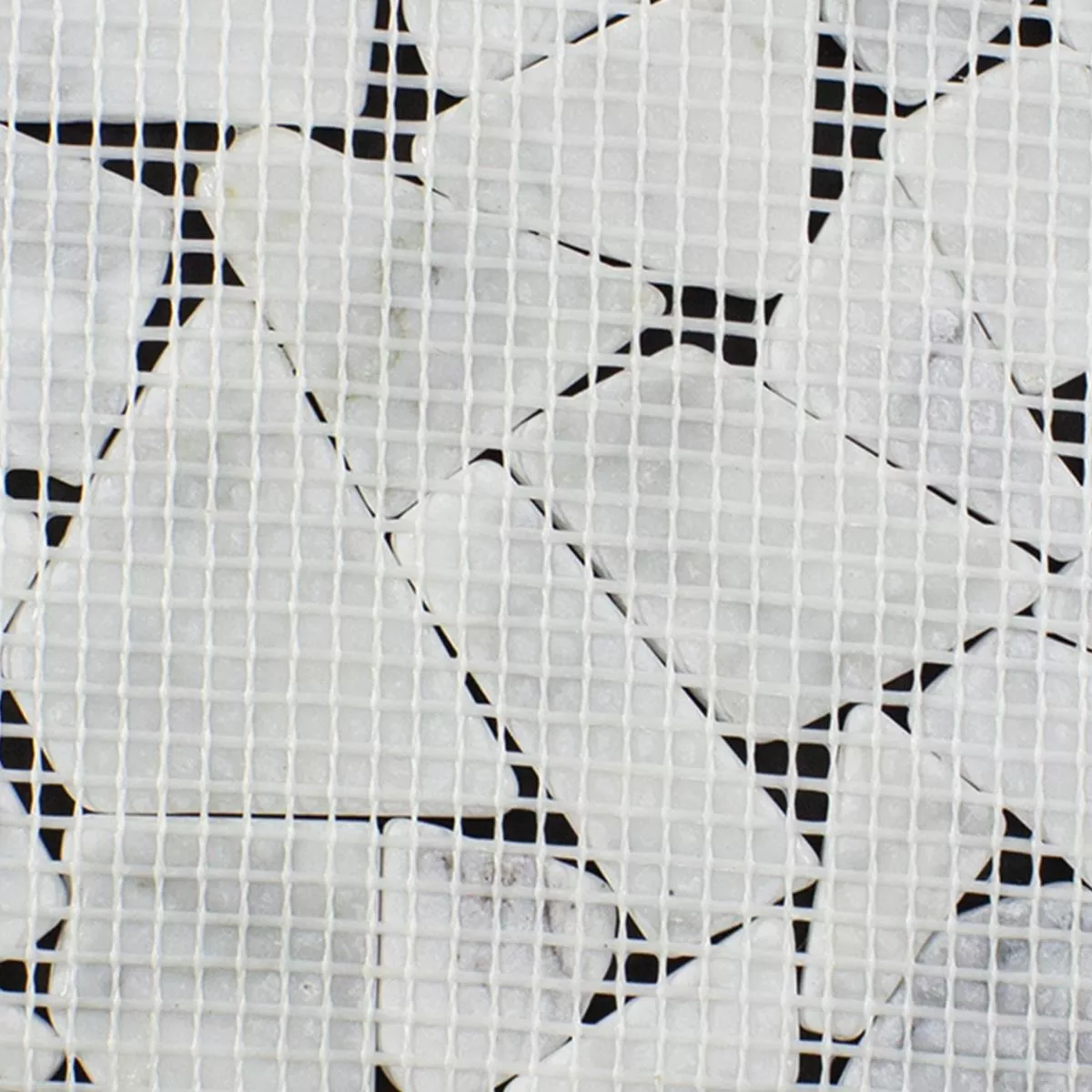 Lomljeni Mramor Mozaik Pločice Mareblu Carrara Bijela
