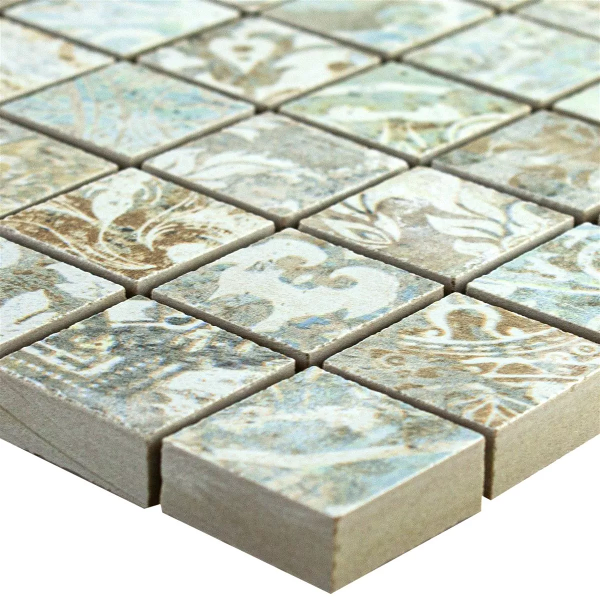 Keramički Mozaik Pločice Bellona Efekt Svjetlo Šarena 25x25mm