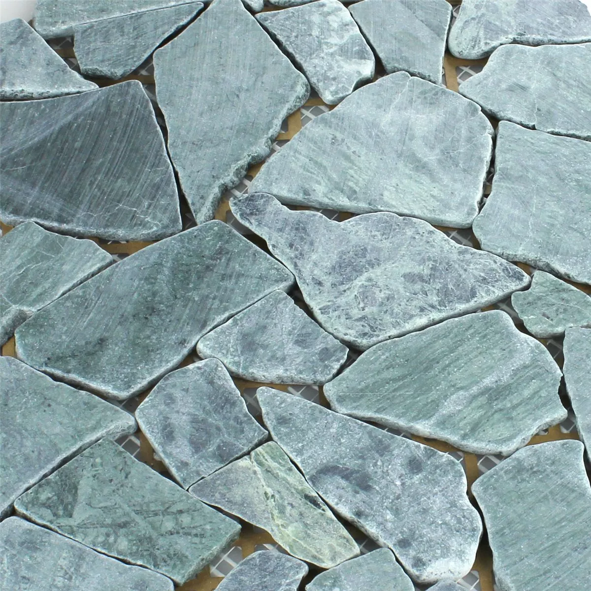 Mozaik Pločice Lomljeni Mramor Verde Guatemala