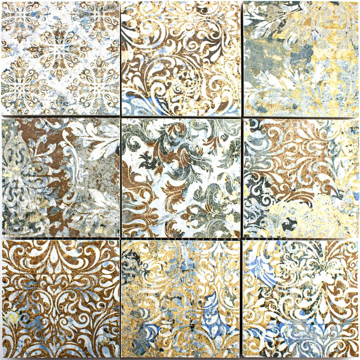 Keramički Mozaik Pločice Patchwork Šarena 95x95mm