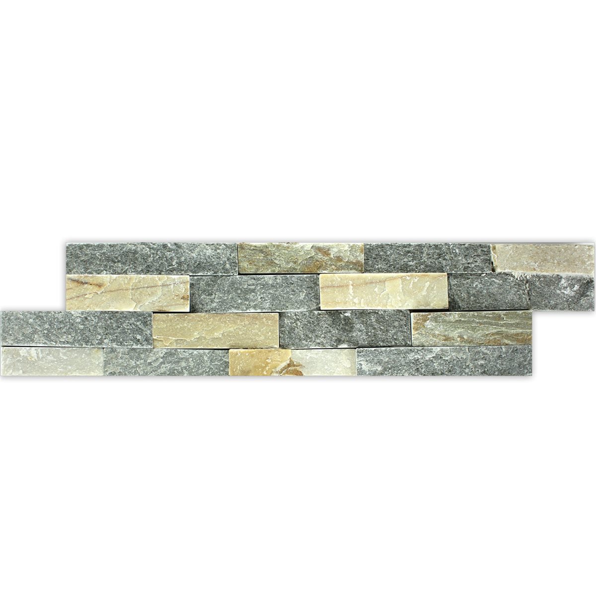 Zidne Obloge Brickstones Bež Grey 10x40cm