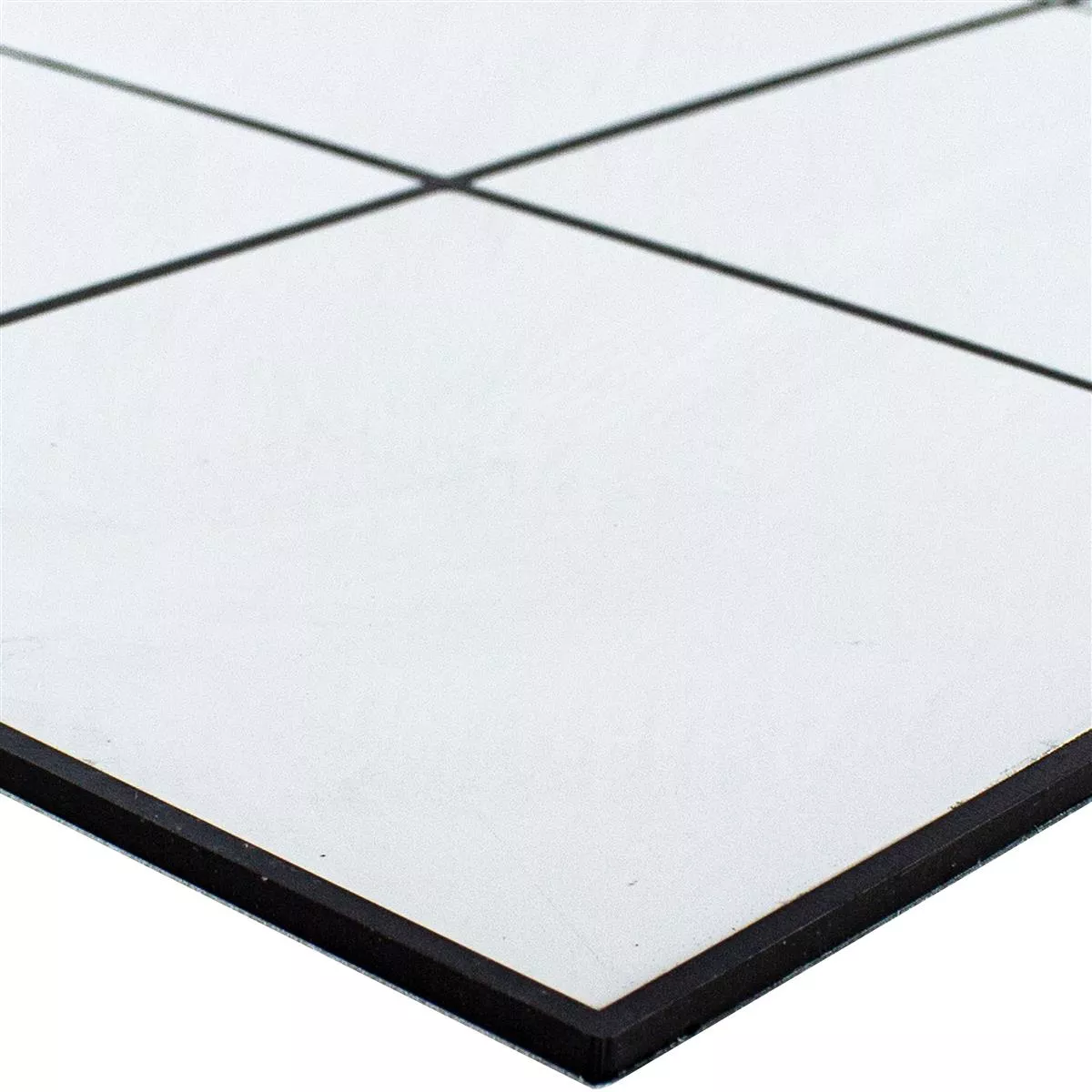 Aluminij Mozaik Pločice Lenora Samoljepljiv Bijela Aluminij Mozaik Pločice Lenora Samoljepljiv Bijela