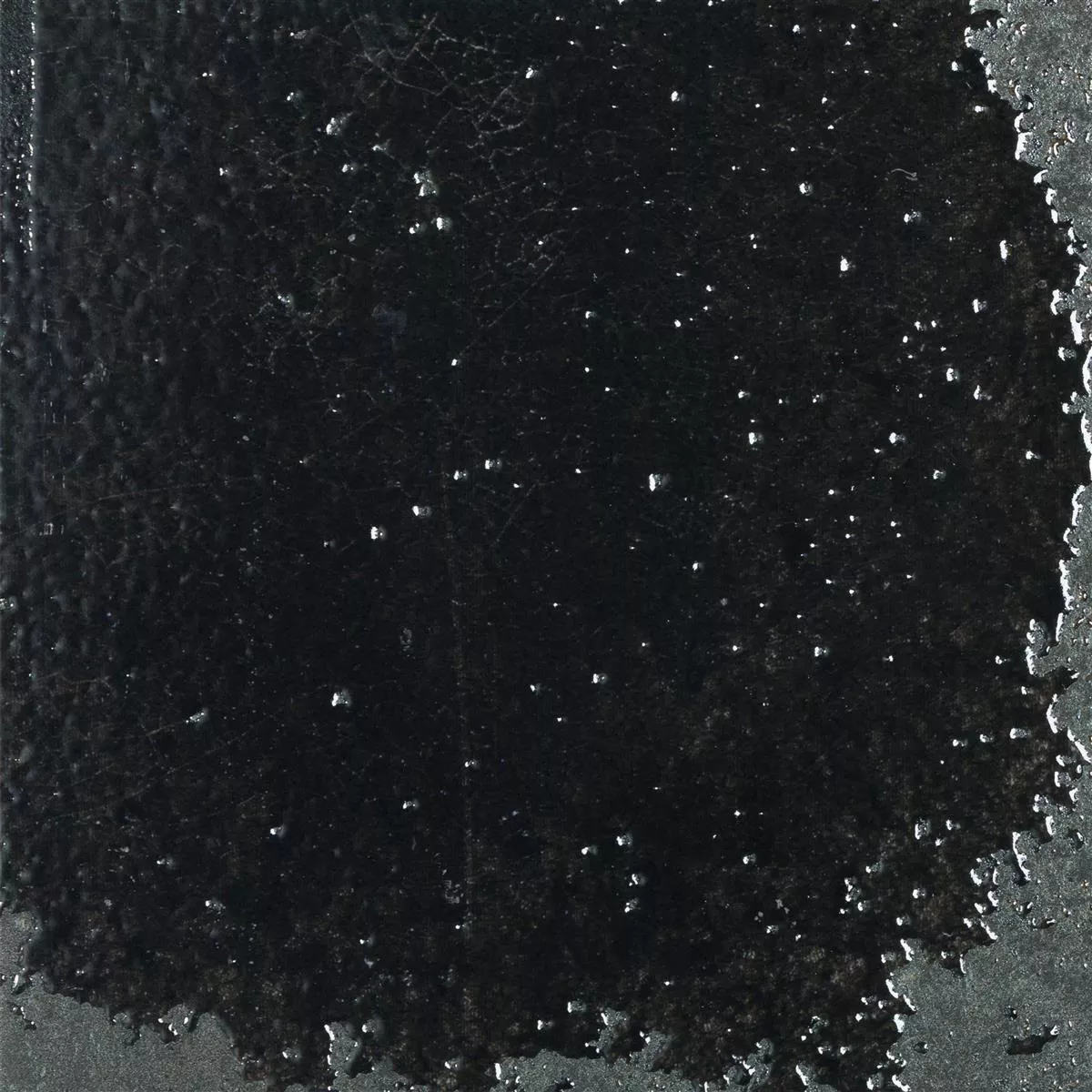 Zidne Pločice Lara Sjajne Valovit 15x15cm Crna Zidne Pločice Lara Sjajne Valovit 15x15cm Crna