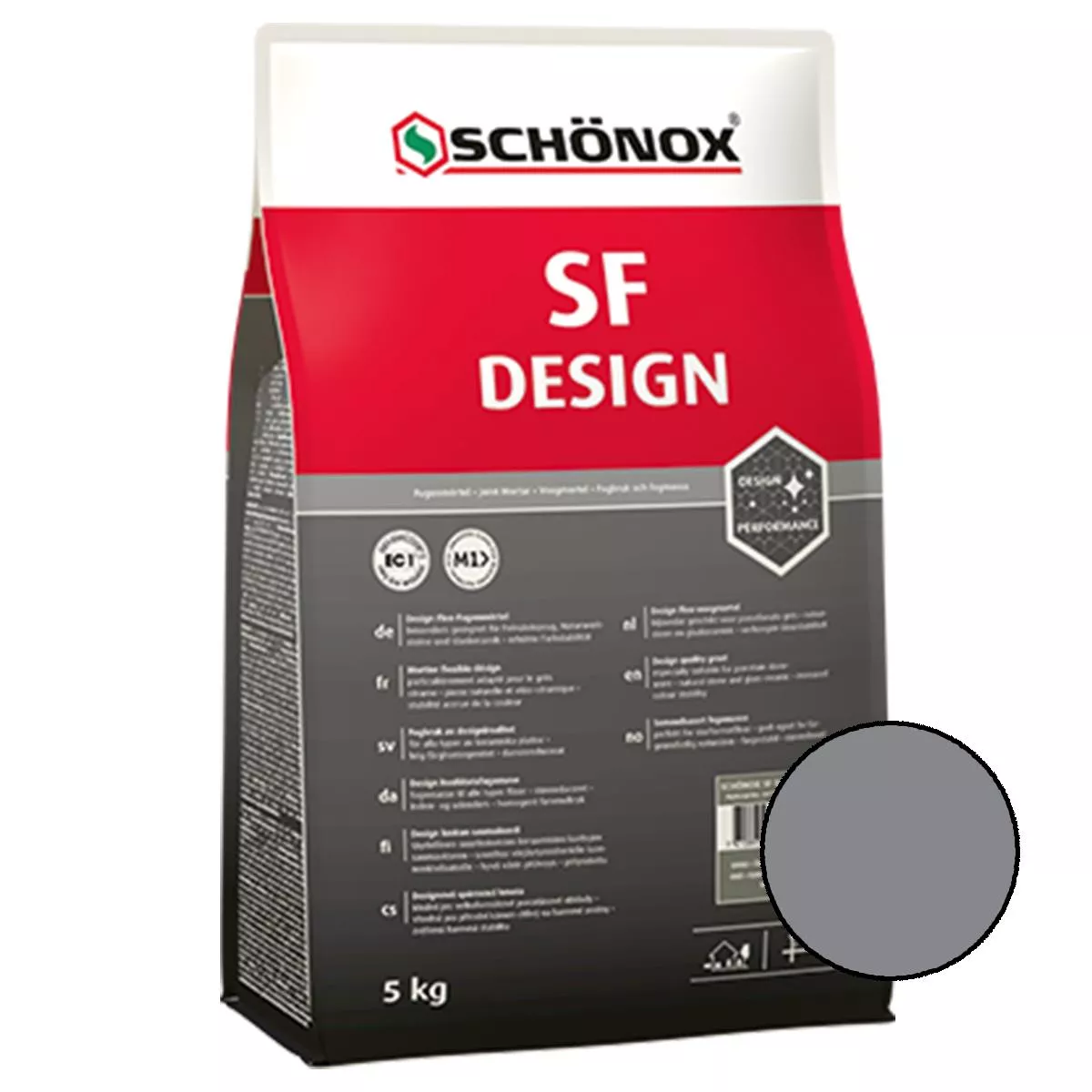 Fug masa Schönox SF Design Platinum Grey 5 kg