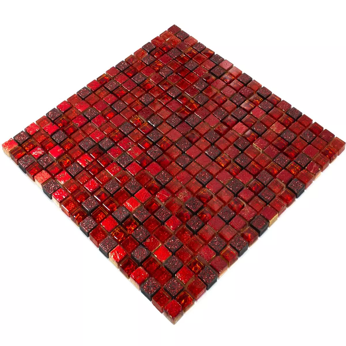 Stakleni Mozaik Pločice Od Prirodnog Kamena Cleopatra Crvena