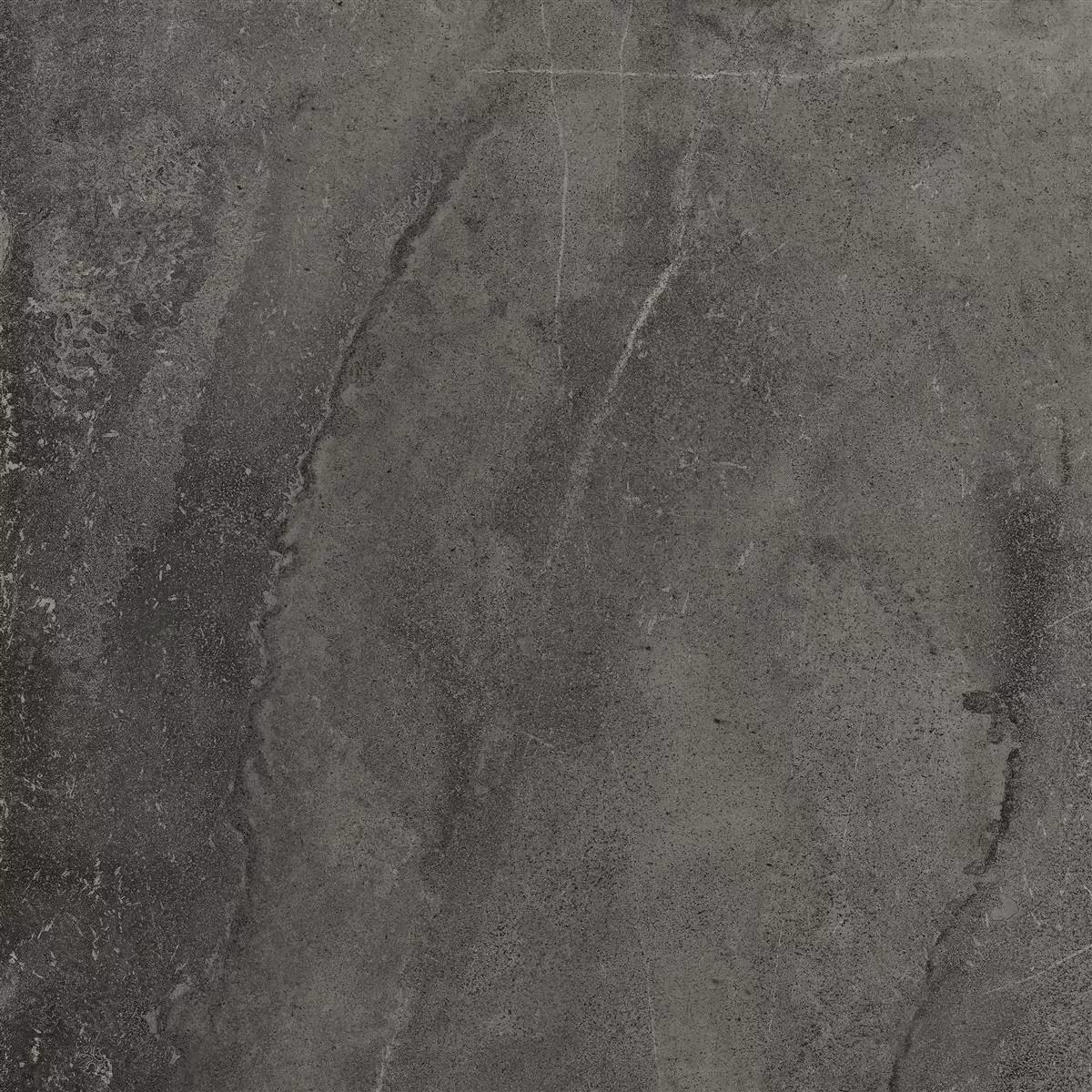 Ploče Za Terasu Detmold Imitacija Prirodnog Kamena 60x60cm Antracit