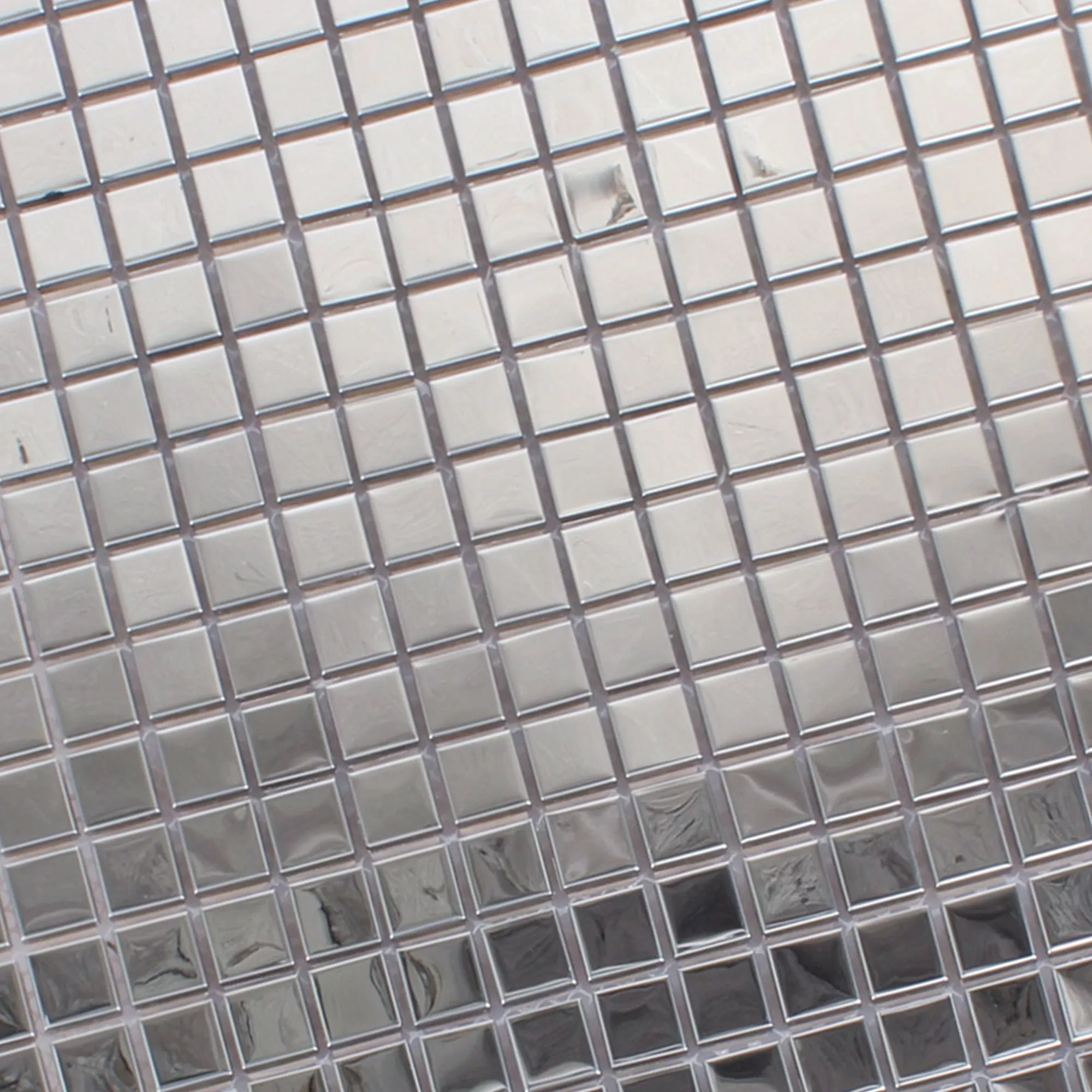 Uzorak Čelik Mozaik Pločice Magnet Sjajne Kvadrat 15