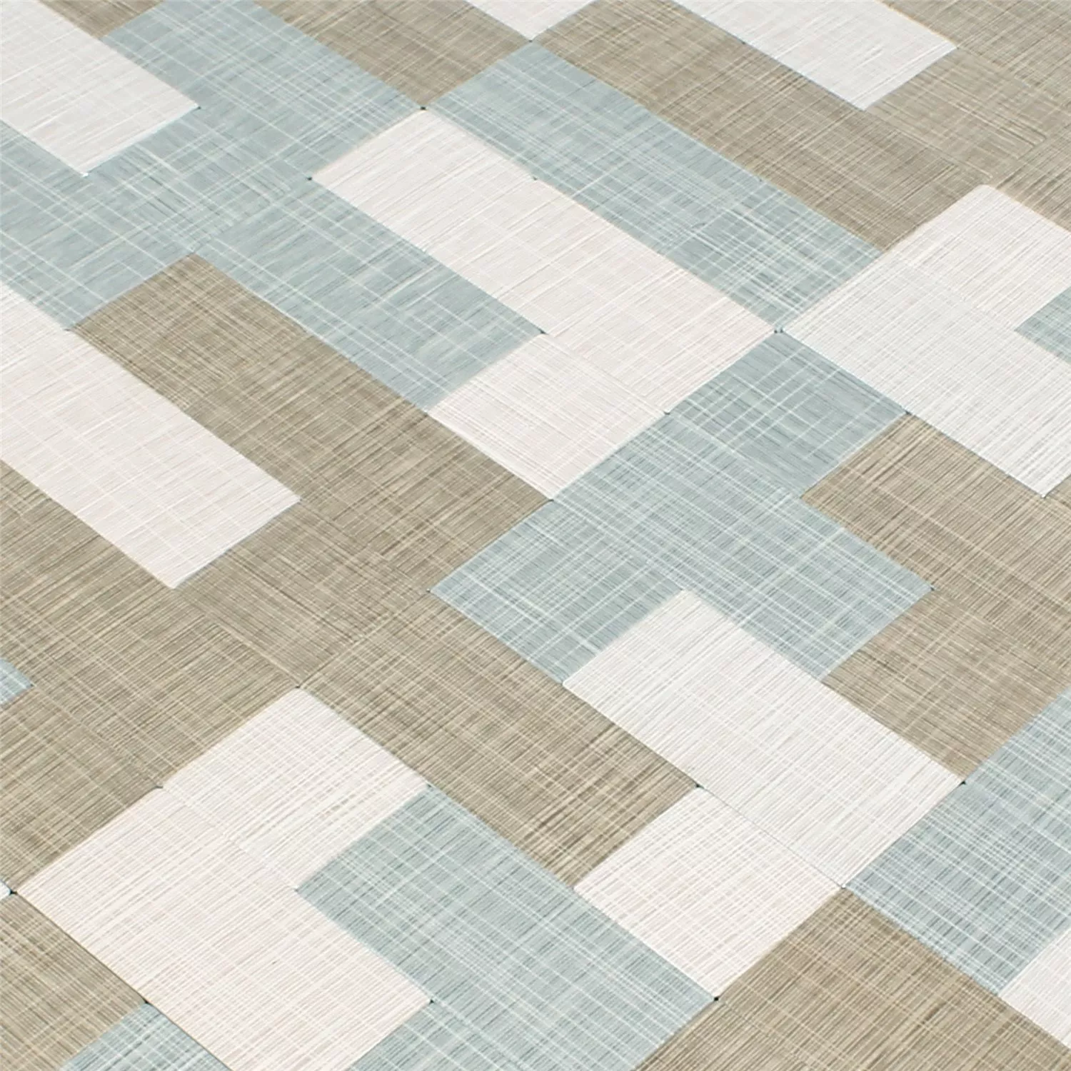 Uzorak Mozaik Pločice Imitacija Tekstila Metal Samoljepljiv Taxco Kombi