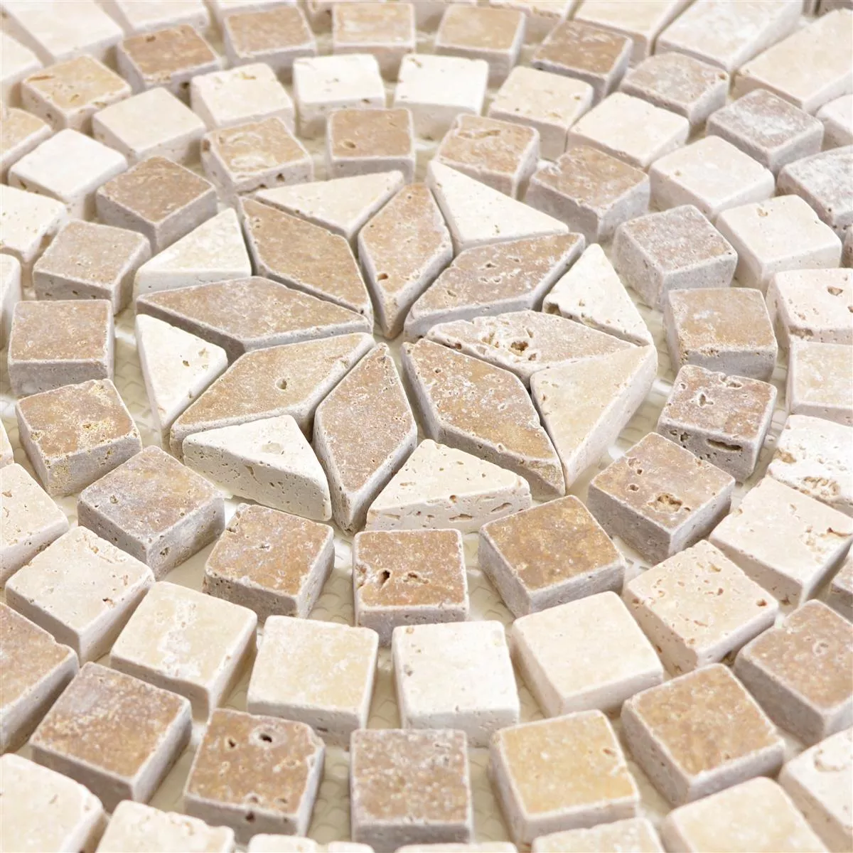 Prirodni Kamen Element Mozaika Salvo Bež Smeđa 61x61cm
