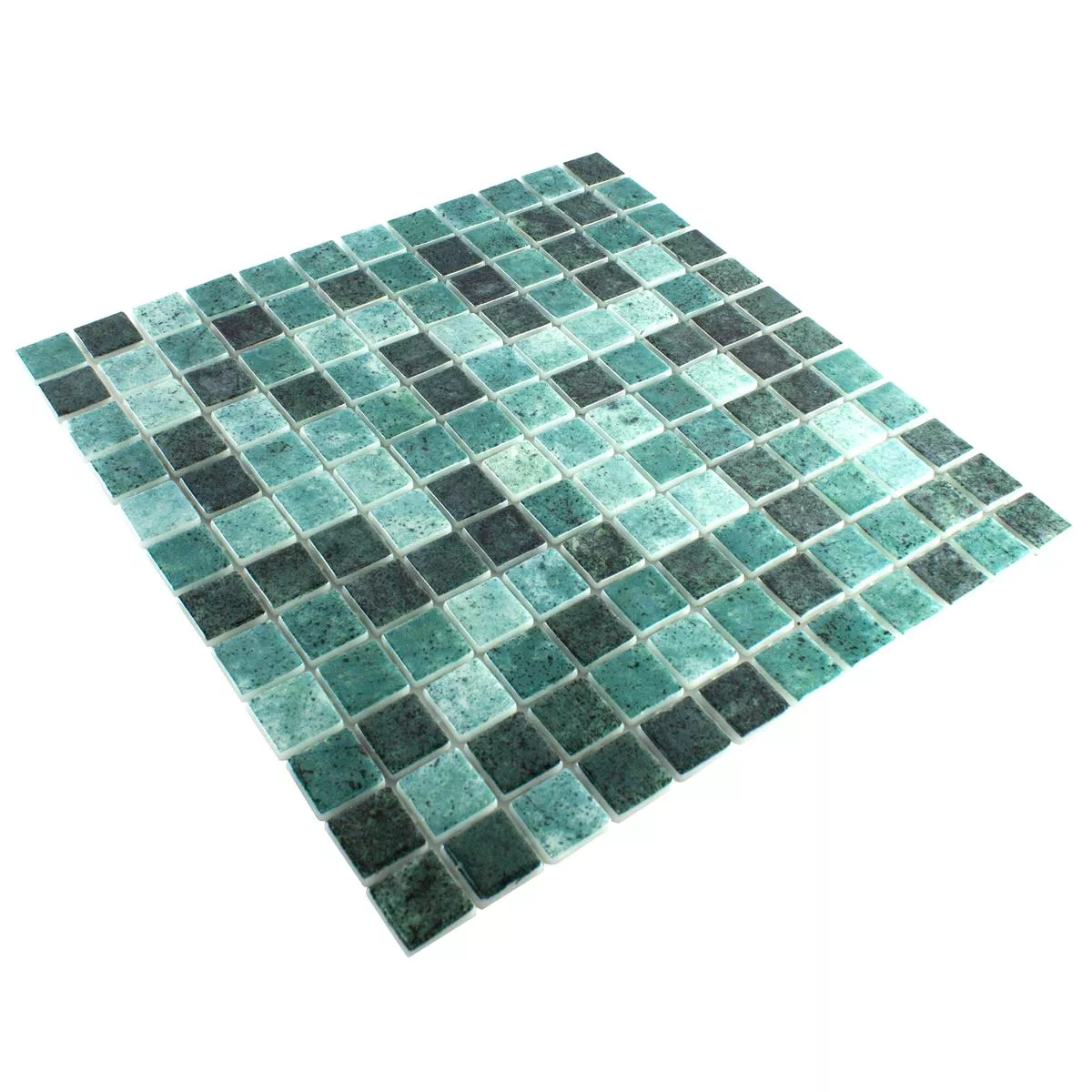 Mozaik Staklo Za Bazene Baltic Zelena 25x25mm