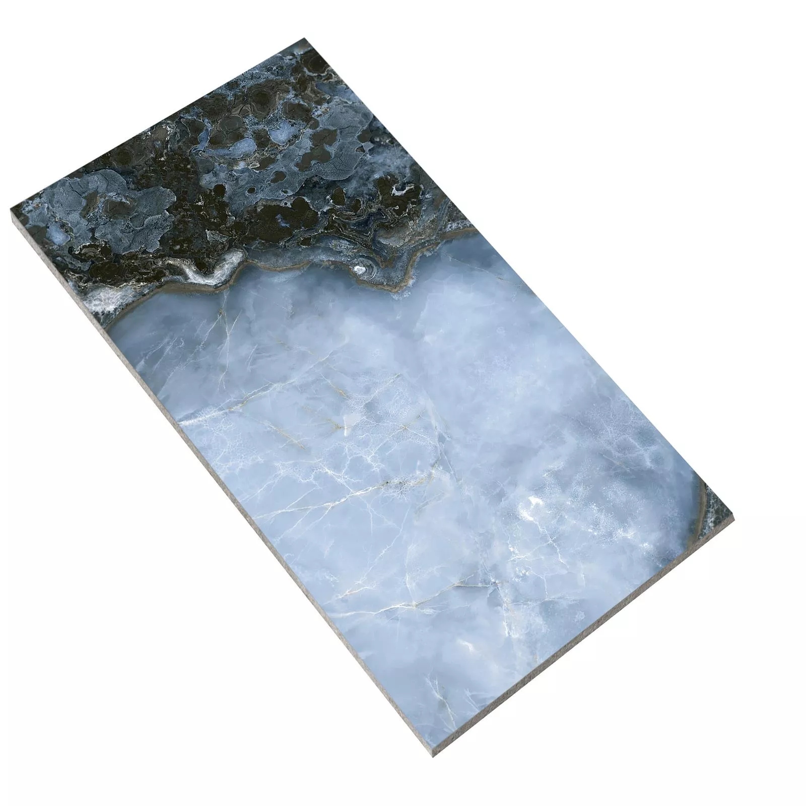 Podna Pločica Naftalin Poliran Crna Plava 60x120cm