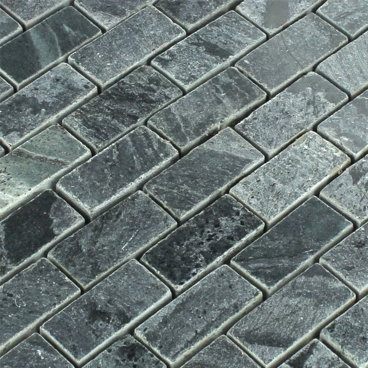 Mozaik Pločice Kvarcit Prirodni Kamen Poliran 25x50x10mm