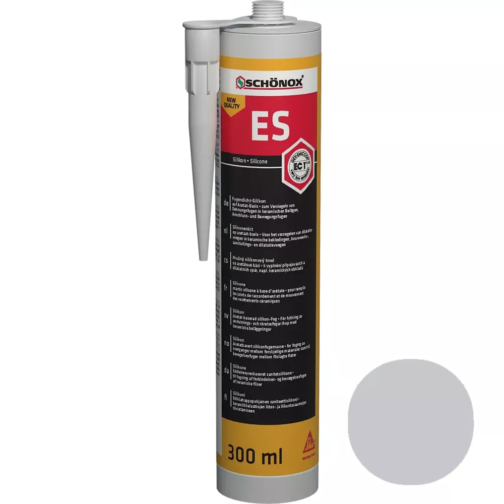 Schönox ES Srebrno Sivi Brtveni Silikon (300 Ml) Schönox ES Srebrno Sivi Brtveni Silikon (300 Ml)