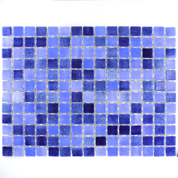 Staklo Bazen Mozaik 25x25x4mm Plava Mix