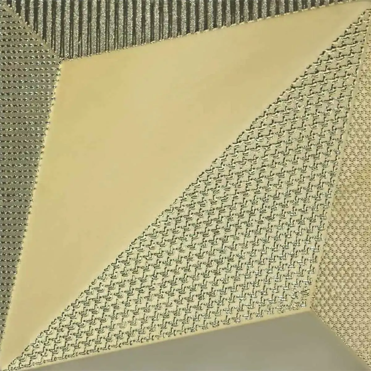 Zidne Pločice Skyline 3D Origami Ekskluzivan Strukturiran Zlatna
