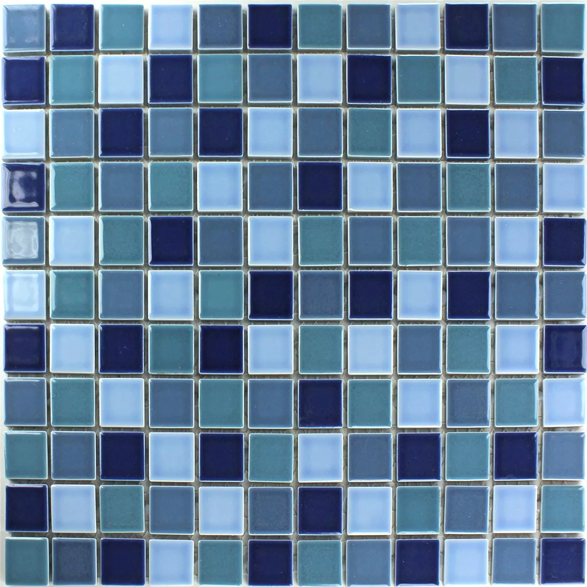 Mozaik Pločice Keramika Bodaway Plava Mix Sjajne
