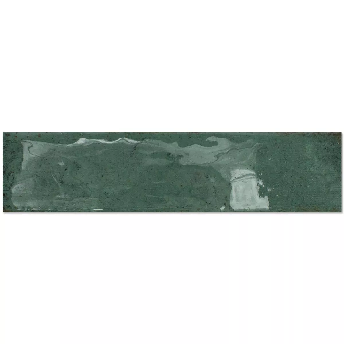 Zidne Pločice Kiowa Sjajne Valovit 6x25cm Zelena Zidne Pločice Kiowa Sjajne Valovit 6x25cm Zelena