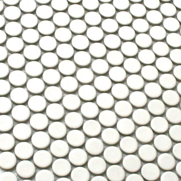 Mozaik Pločice Keramika Drop Bijela Uni