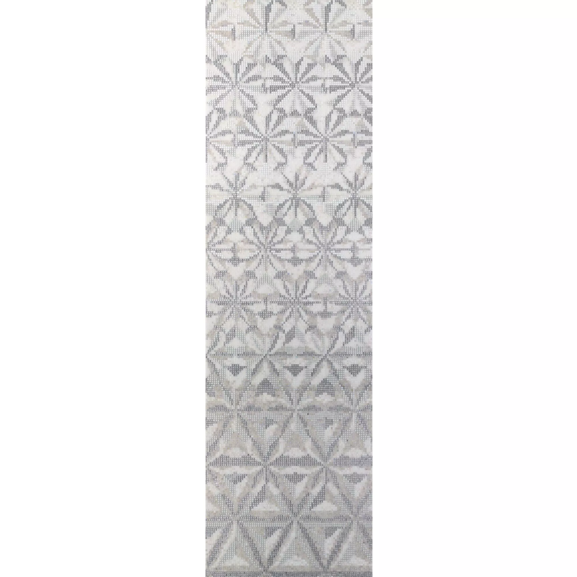 Mozaik Staklo Slika Magicflower White 110x240cm