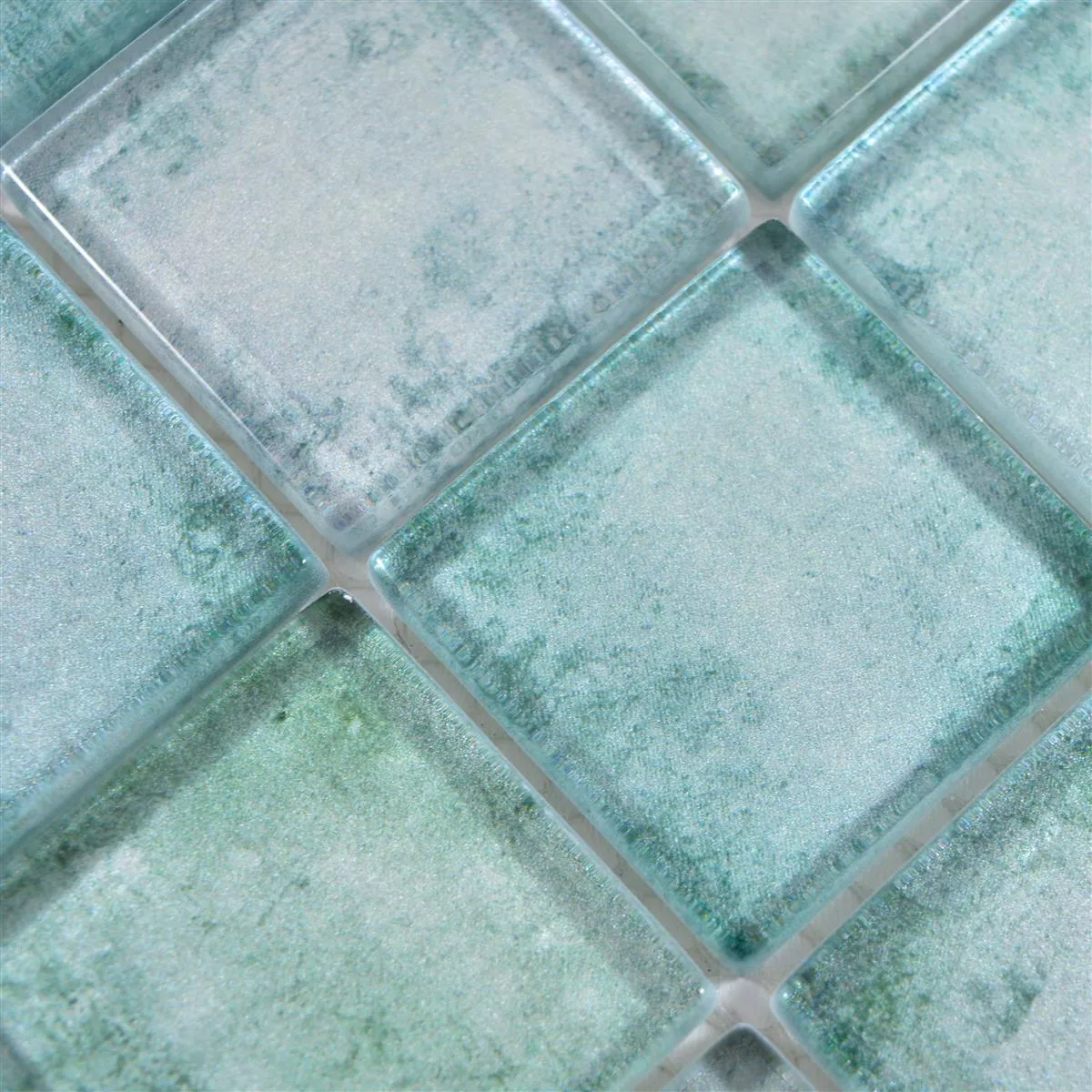 Stakleni Mozaik Pločice Clementine Zelena