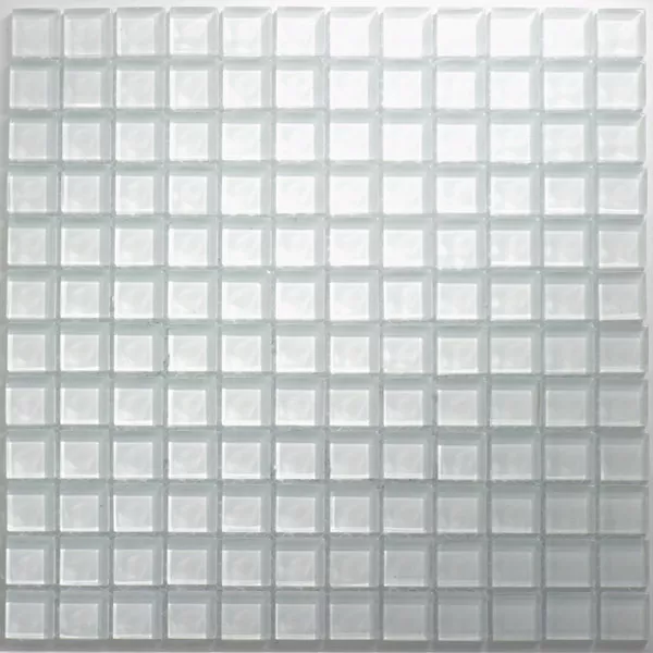 Staklene Mozaik Pločice Uni 23x23x8mm Bijele