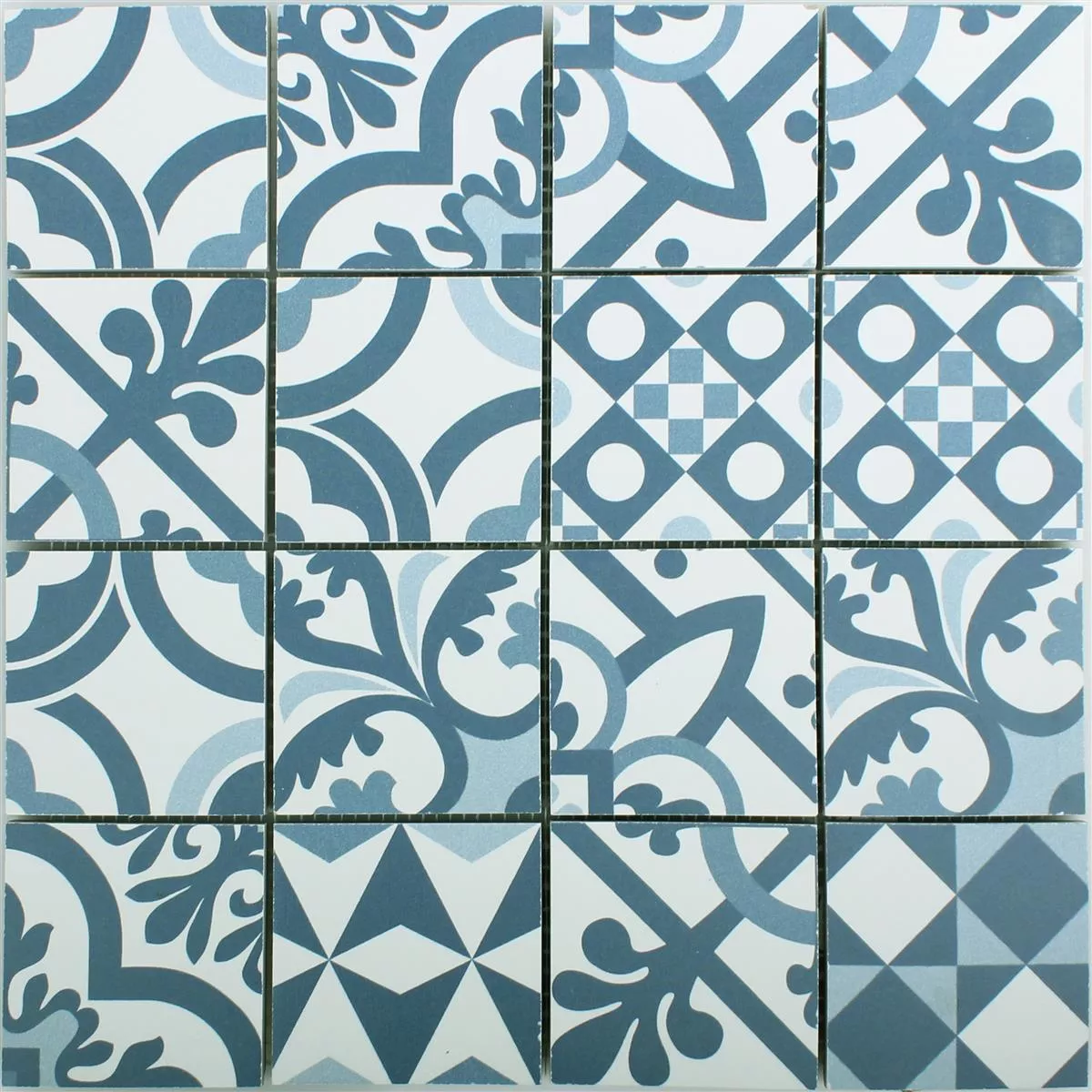 Uzorak Keramički Mozaik Retro Pločice Utopia Plava R10/B
