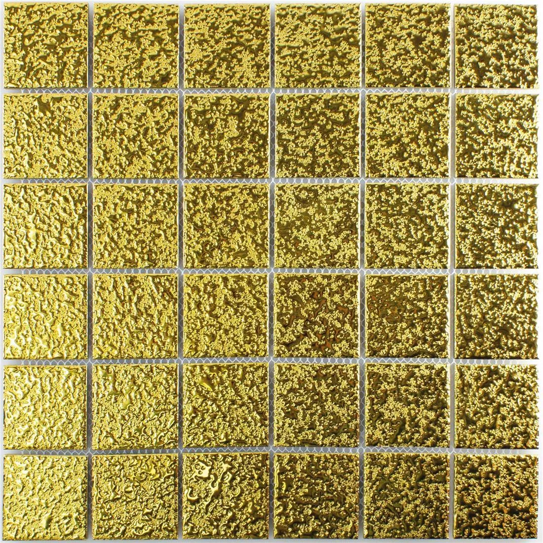 Keramički Mozaik Pločice Jackson Zlatna Kovan