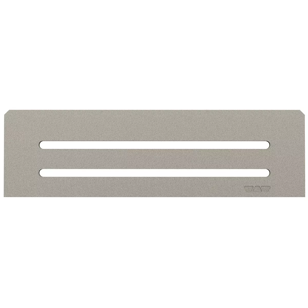 Zidna polica Schlüter pravokutna 30x8,7 cm valovito siva