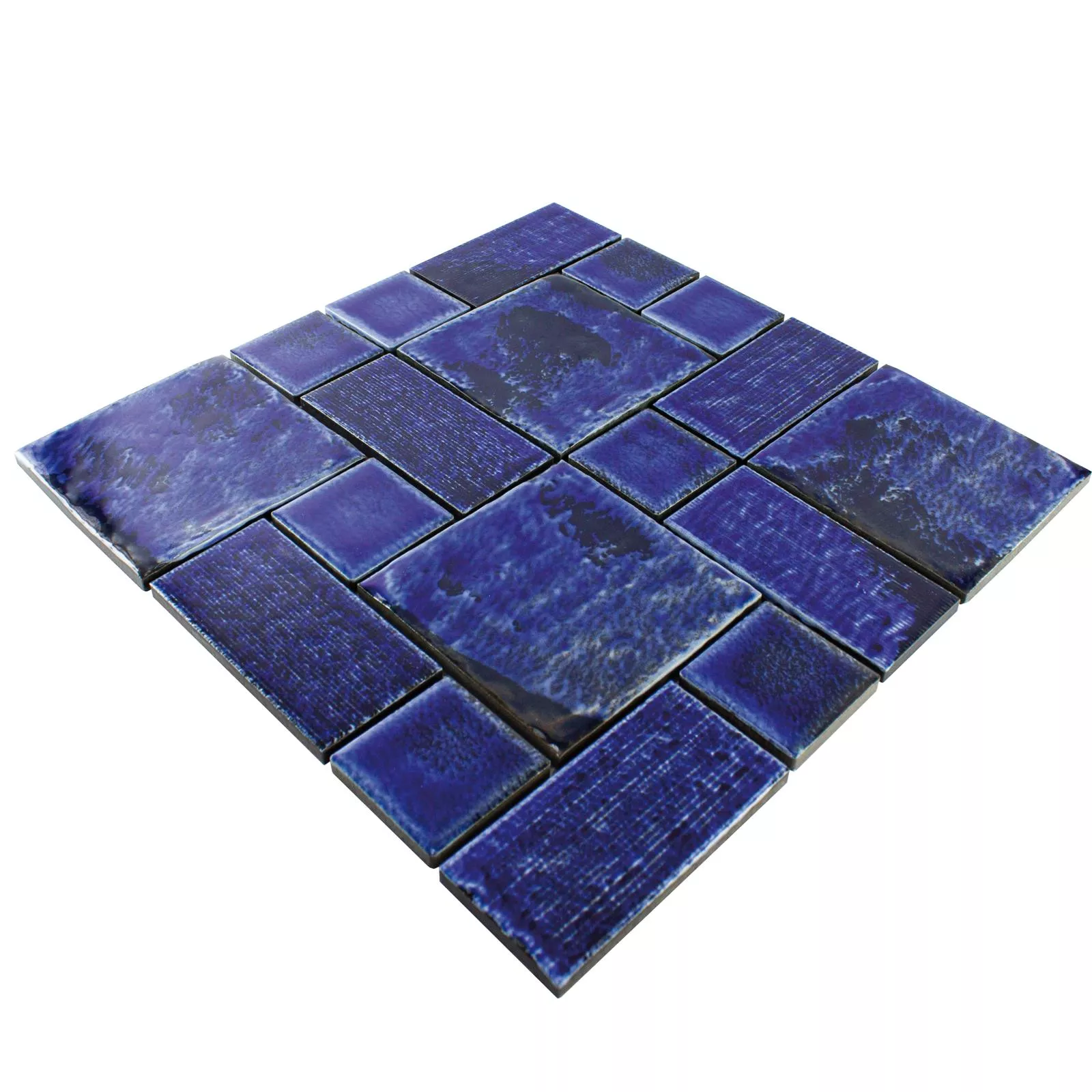 Keramika Mozaik Pločice Bangor Sjajne Plava Mix
