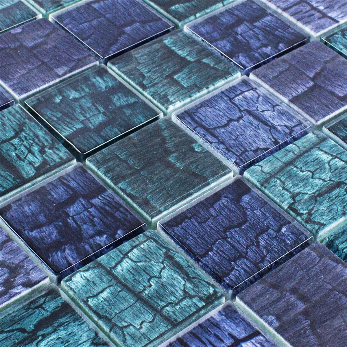 Stakleni Mozaik Pločice Saraland Zelena