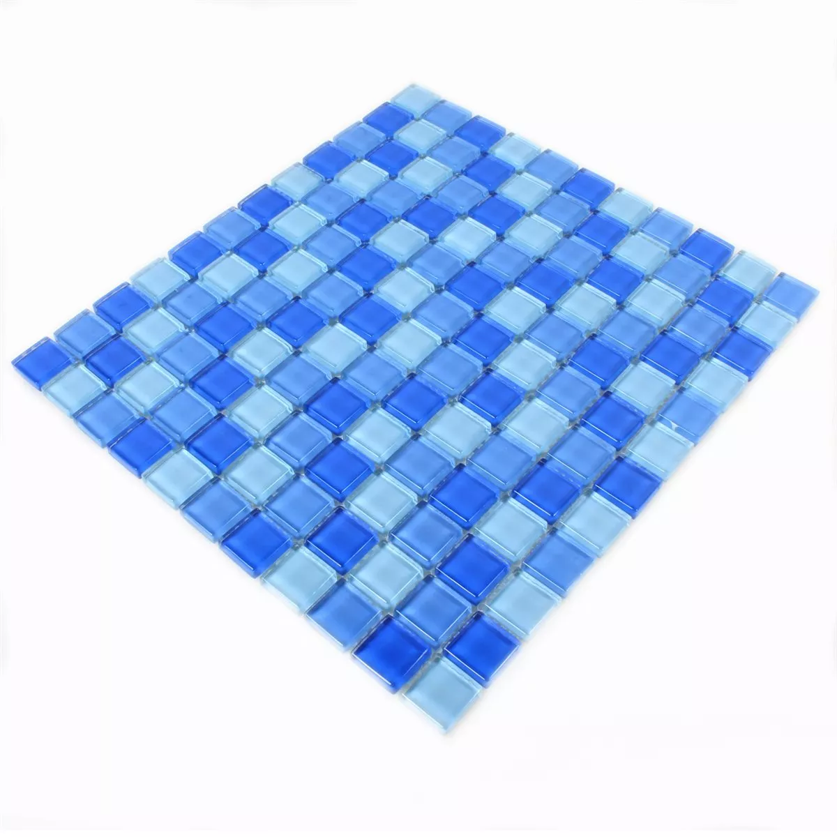 Uzorak Stakleni Mozaik Pločice Neptune Plava Mix