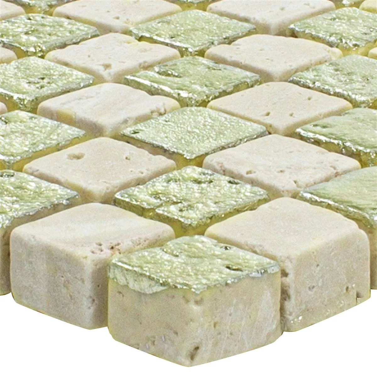 Mramor Mozaik Od Prirodnog Kamena Pločice Antika Mix Zlatna Krem