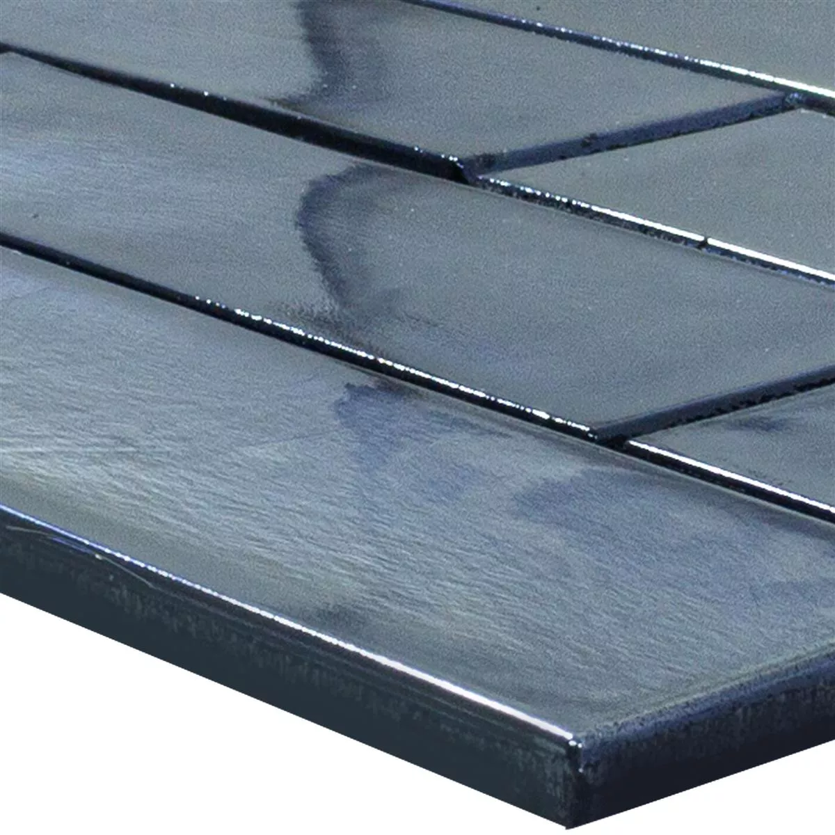 Stakleni Mozaik Pločice Andalucia Brick Crna Stakleni Mozaik Pločice Andalucia Brick Crna