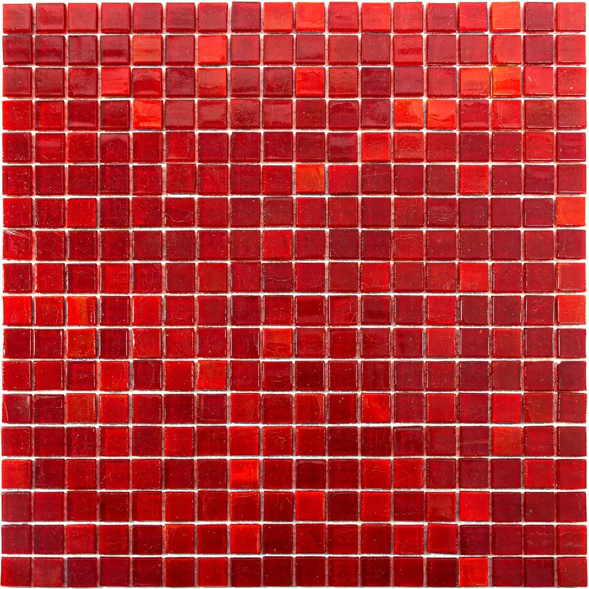 Uzorak Stakleni Mozaik Pločice Vera Crvena Mix