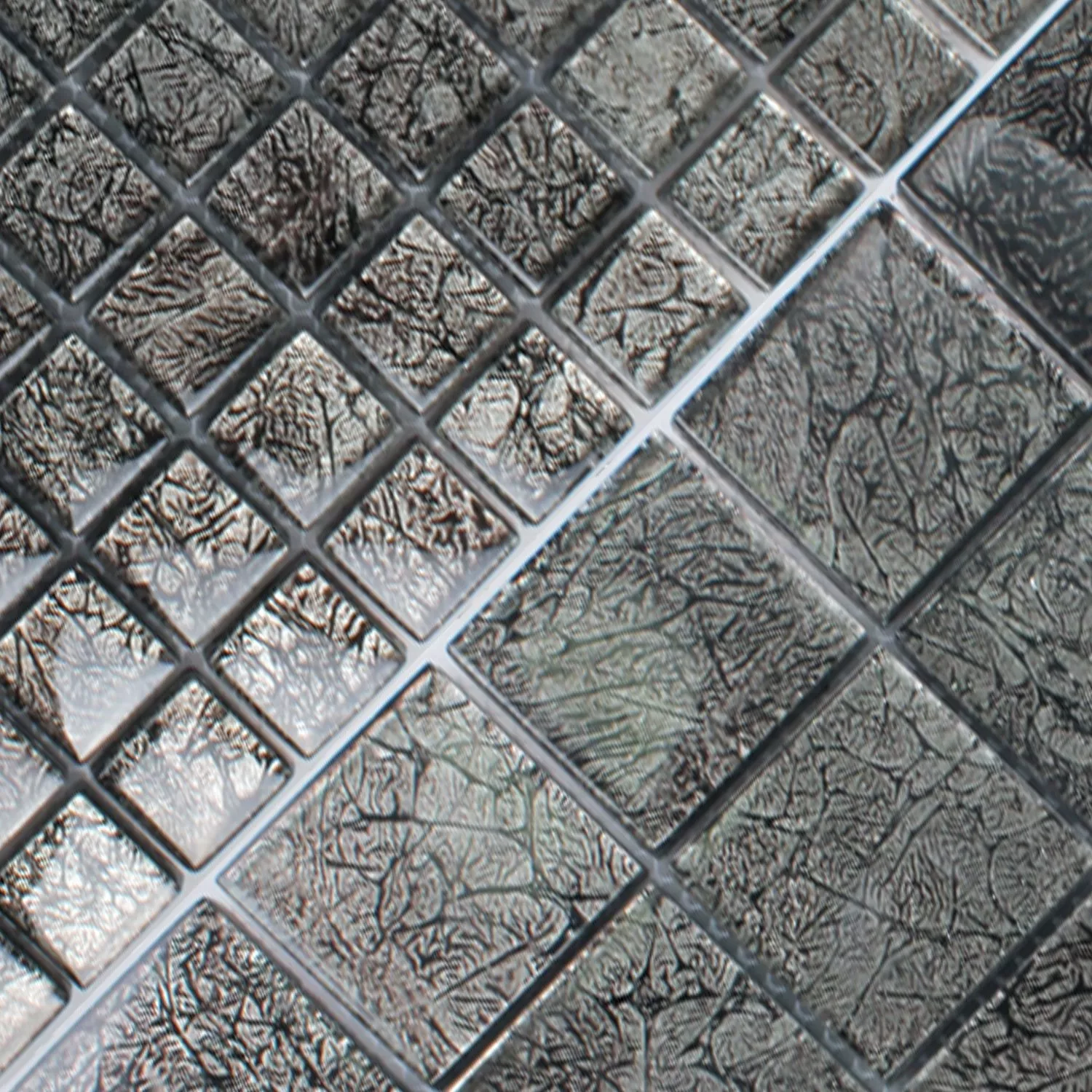 Uzorak Mozaik Pločice Staklo Kandila Crna