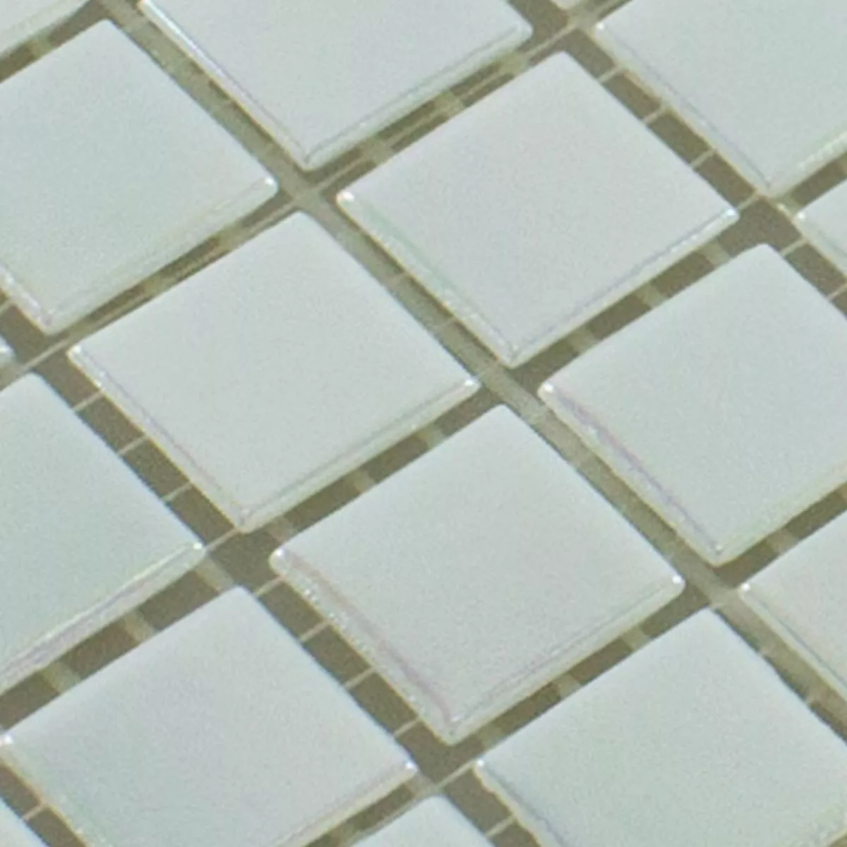 Uzorak Stakleni Mozaik Efekt Sedefa Ingolstadt Bijela Kvadrat 