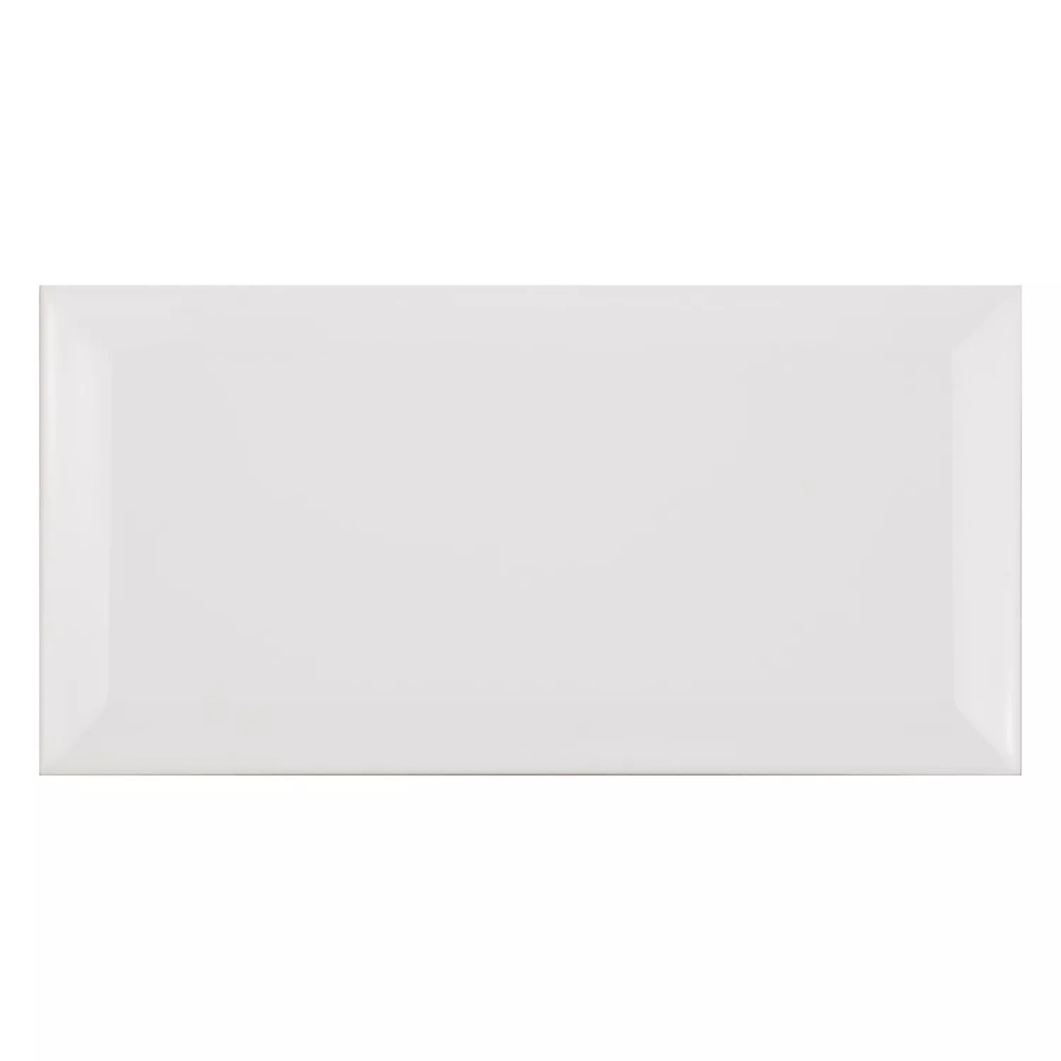 Metro pločica Bijela Mat 10x20 cm Faceta Jasper Blanco