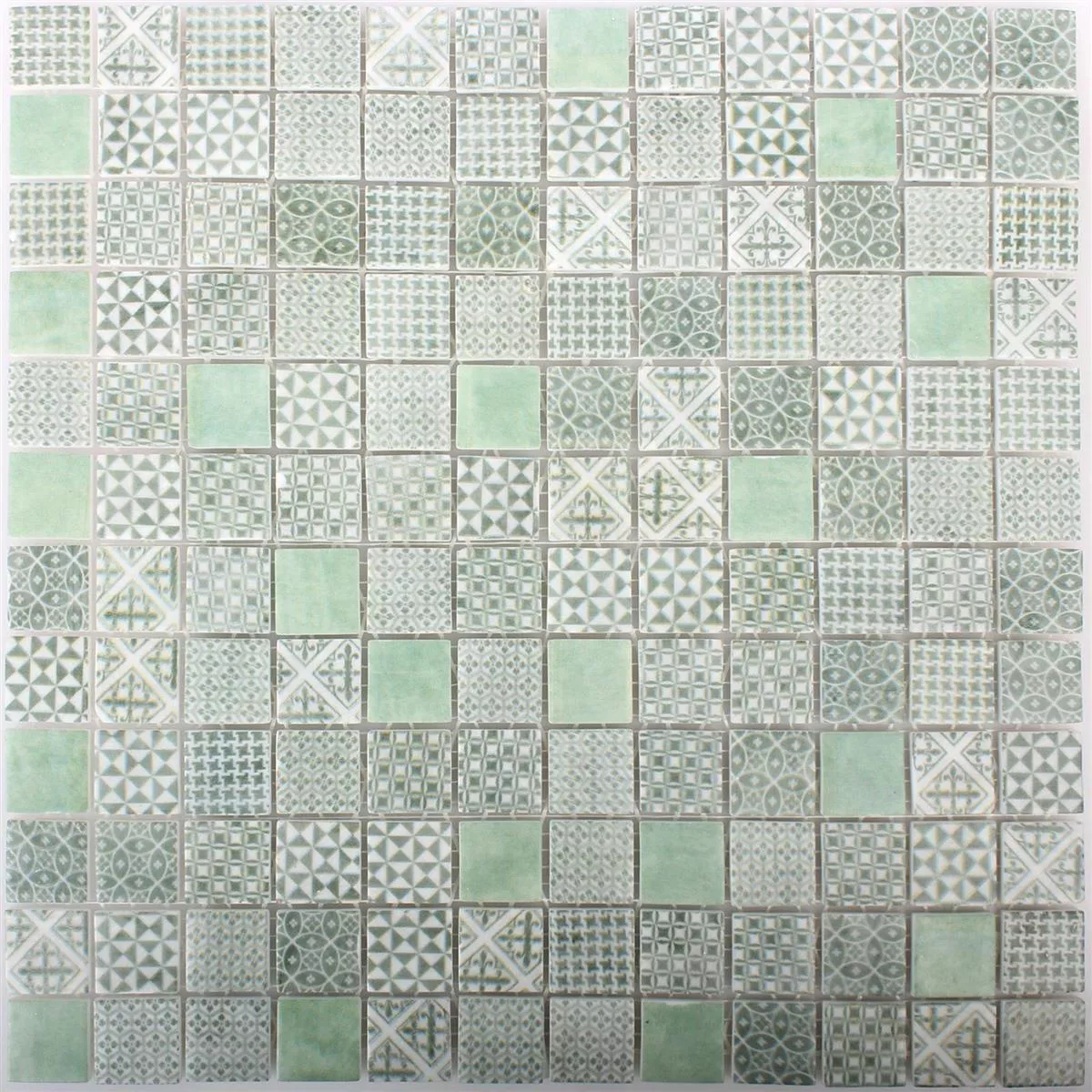 Stakleni Mozaik Pločice Malard Zelena