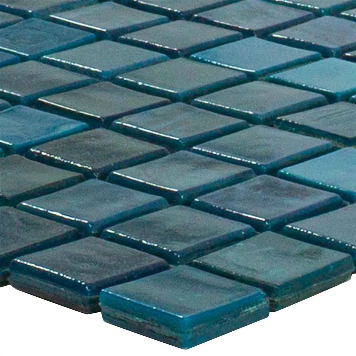 Stakleni Mozaik Pločice New River Azur Plava Mix
