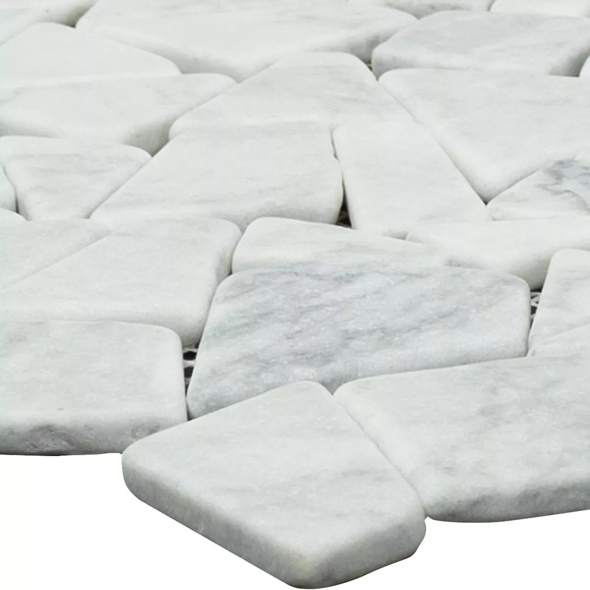 Lomljeni Mramor Mozaik Pločice Mareblu Carrara Bijela