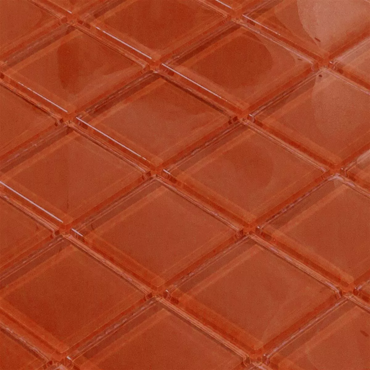 Stakleni Mozaik Pločice Melmore Crvena