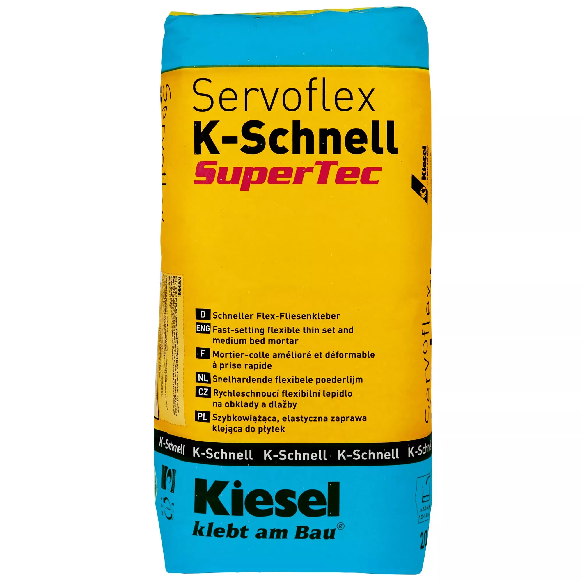 Kiesel Servoflex K-Schnell - Obloge Velikog Formata Brzo Ljepilo Za Pločice (20 Kg)