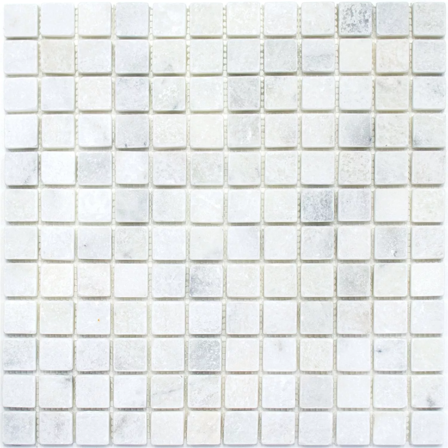 Mozaik Pločice Mramor Treviso Bijela