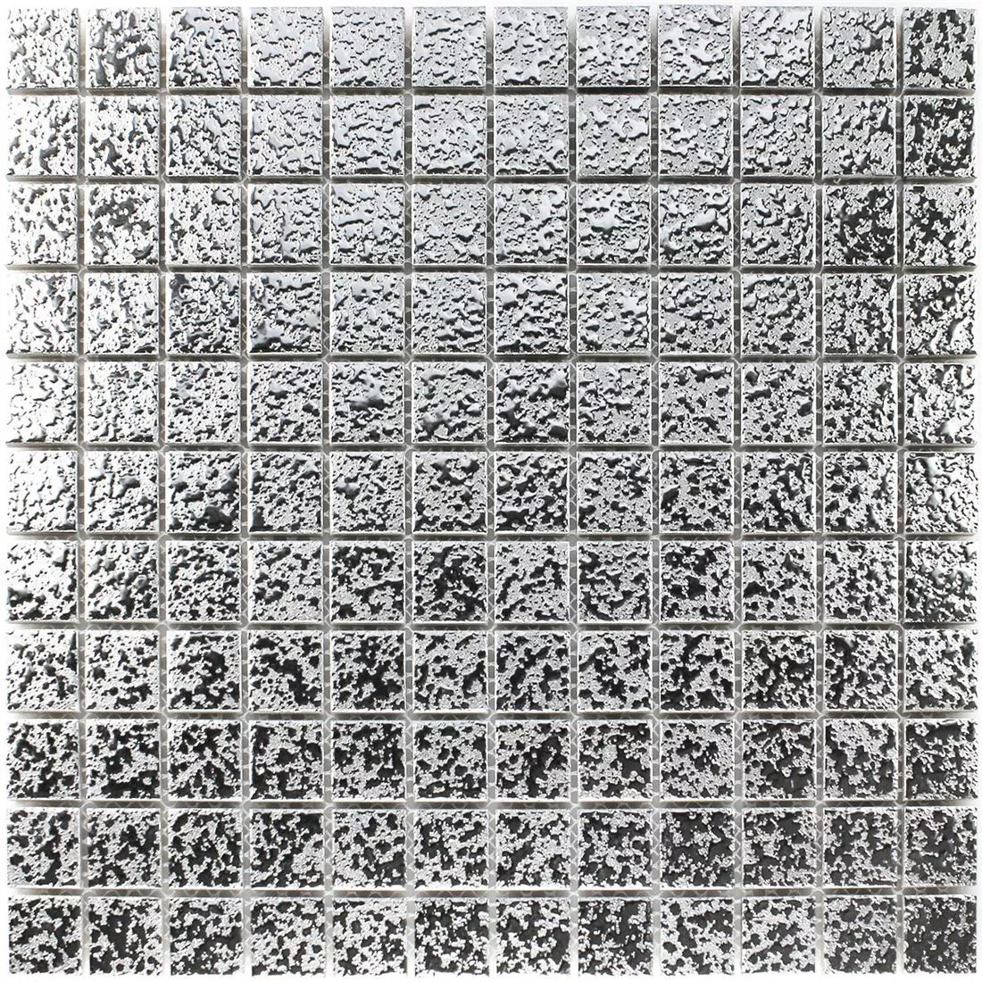 Uzorak Mozaik Pločice Keramika Sherbrooke Srebrna Kovan