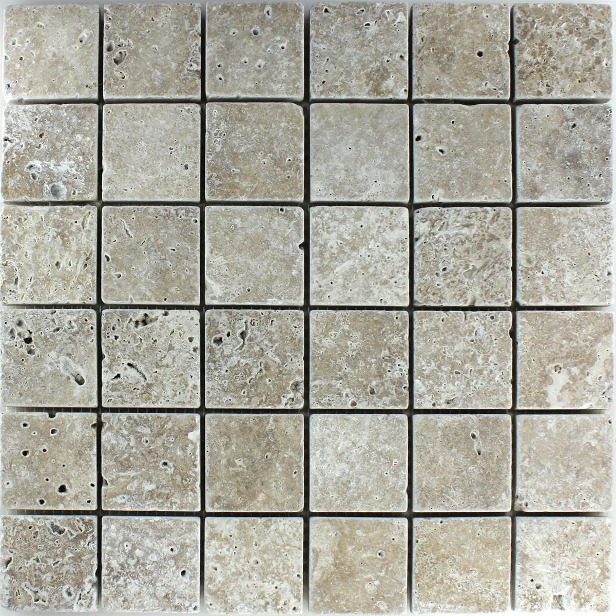 Mozaik Pločice Travertin Noce Lomljen 48x48x10mm