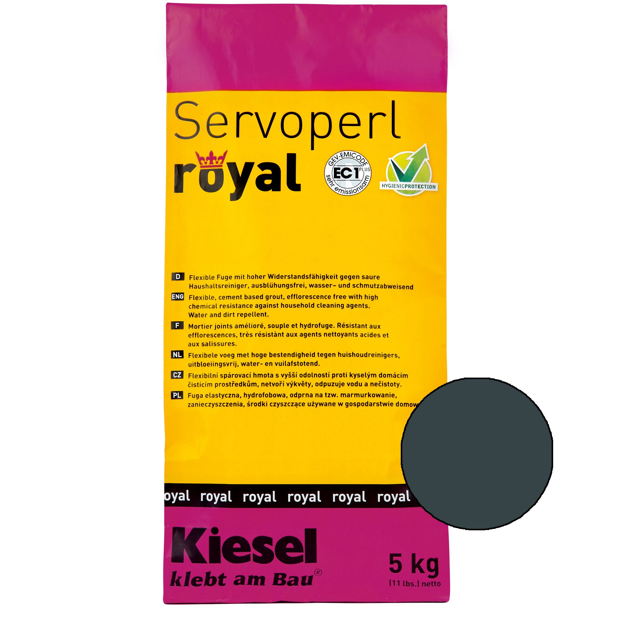 Kiesel Servoperl Royal - Fleksibilni Spoj Koji Odbija Vodu I Prljavštinu (5 Kg Pustinjskog Pijeska)