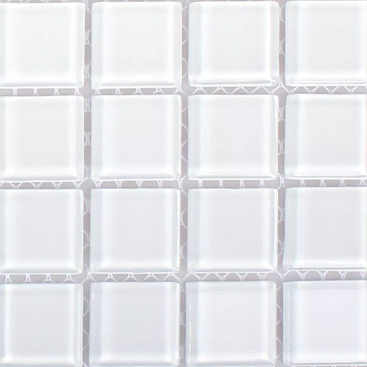 Uzorak Stakleni Mozaik Pločice Florida Super Bijela