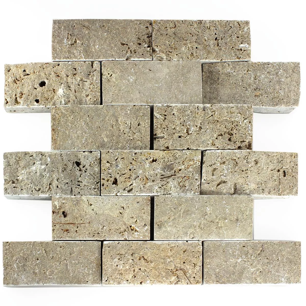 Uzorak Mozaik Pločice Prirodni Kamen 3D Sumba Noce Brick